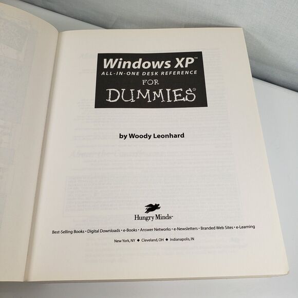 Windows XP All-In-One Desk Reference For Dummies  (FOR By Woody Leonhard **NEW** - Picture 11 of 16